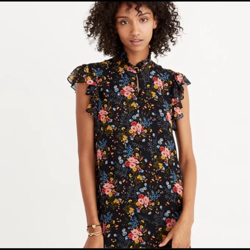 💐💐Silk Garden Madewell X No 6 S/L Dress size 4